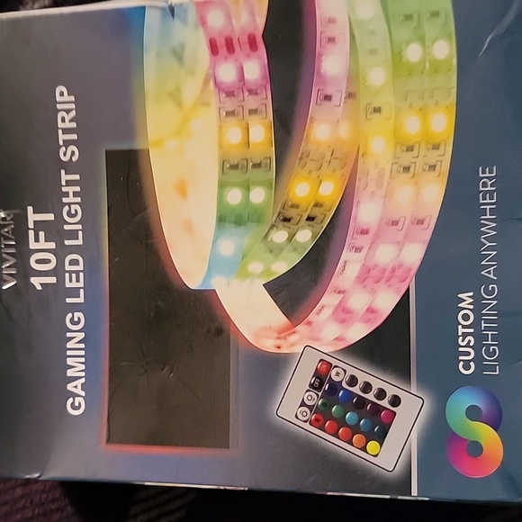 Vivitar 10ft Gaming LED Light Strip with Remote NIB - Picture 5 of 5